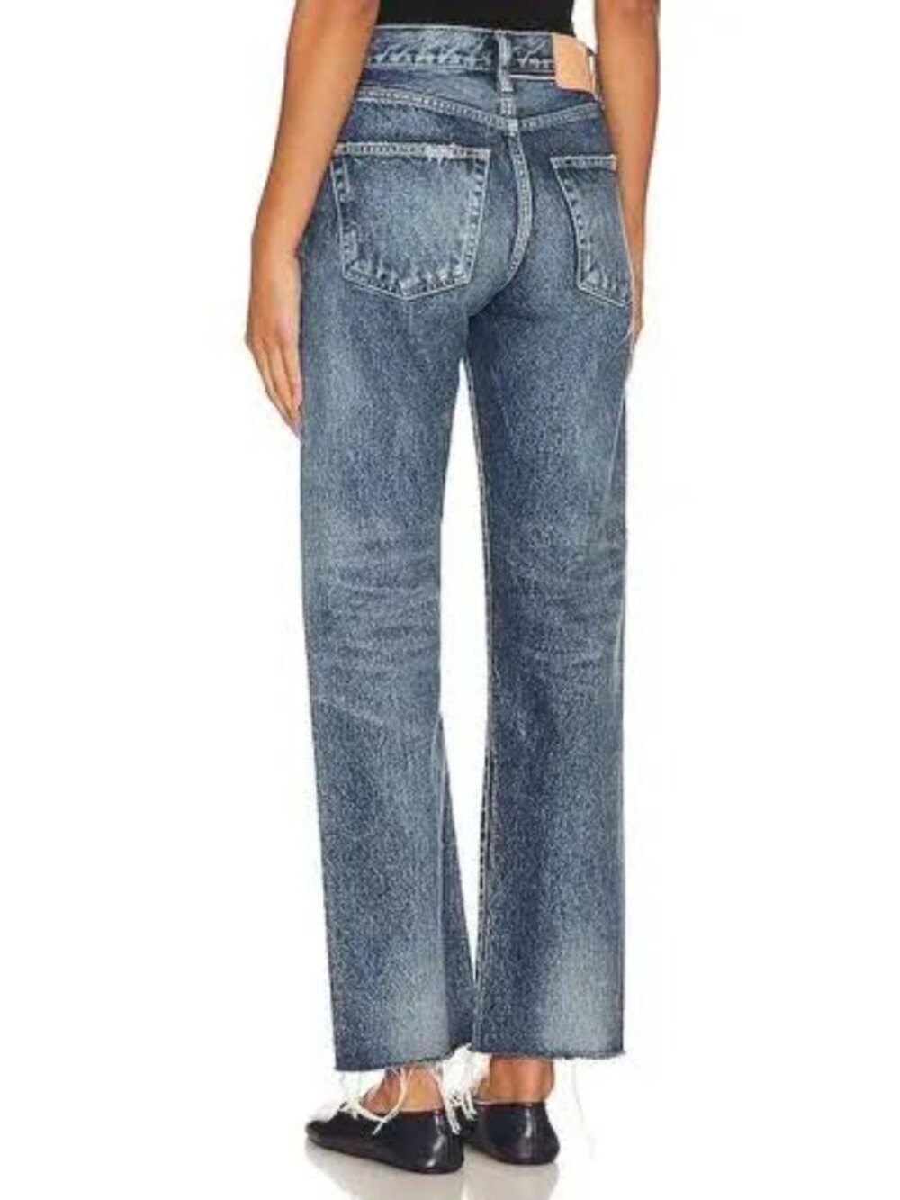 MOUSSY Vintage MV Sundown Straight Jeans 24 Made in Japan 100% Cotton NWT - Picture 3 of 16
